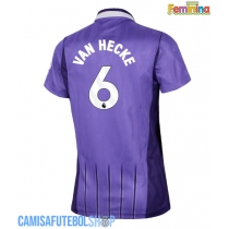 Camisa de time de futebol Tottenham Hotspur Jan Paul van Hecke #6 Replicas 3º Equipamento Feminina 2026-27 Manga Curta